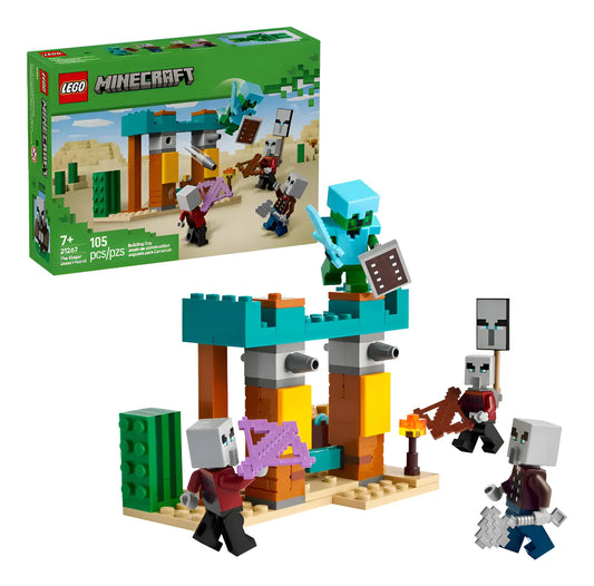 Lego Minecraft Patrulla Del Desierto De Los Maldeanos 21267
