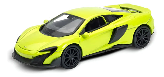 Welly 1:34 Mc Laren 675lt Coupe Verde Fluo 43757cw Verde Flúo