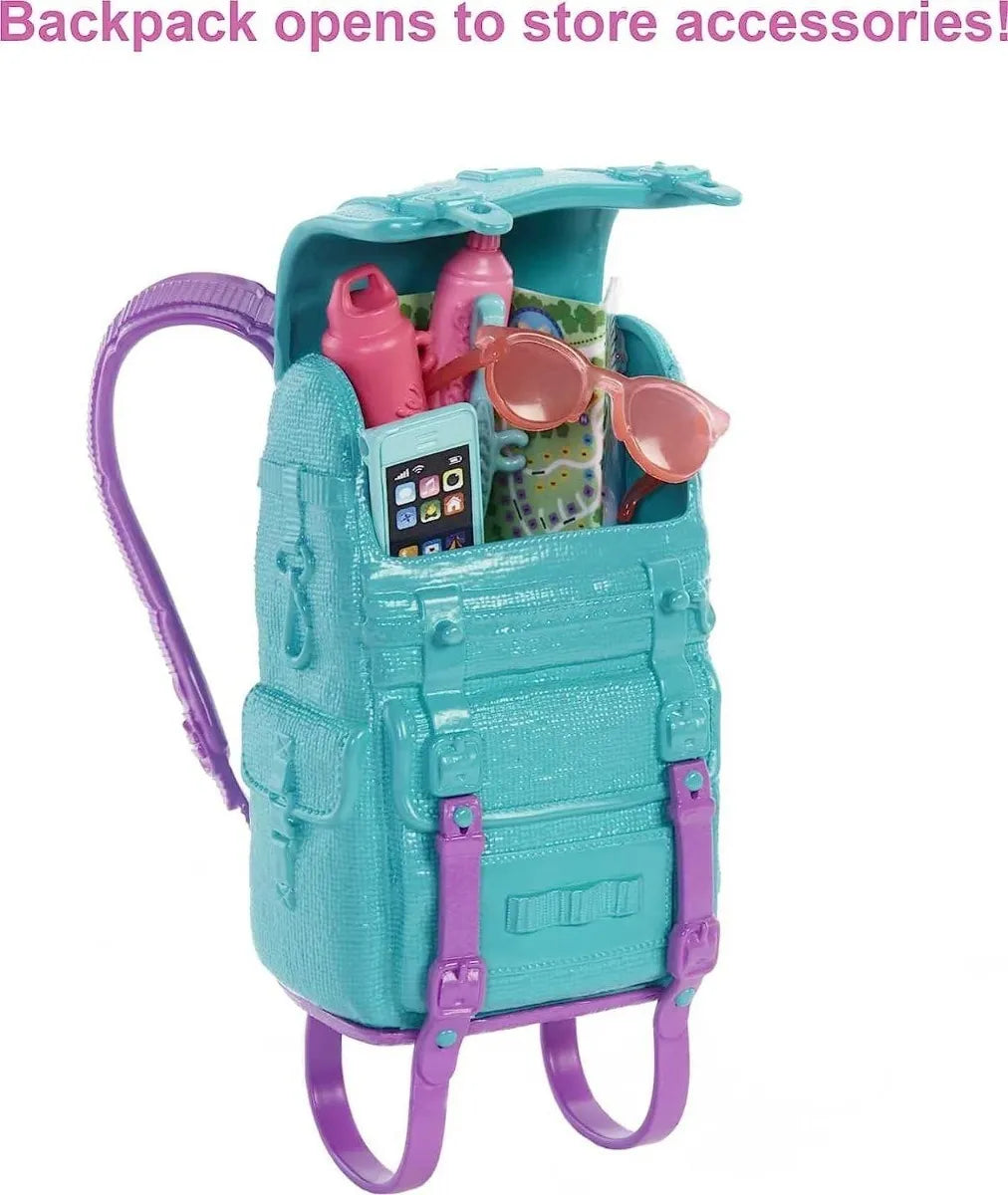 Muñeca Barbie Camping Malibu Hdf73 Mattel