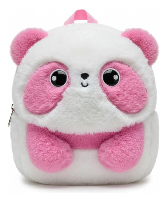 Mochila Peluche De Panda Rosa Kl1206 Shine Rosa