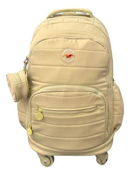 Mochila Carrito Escolar 18 Pulgadas Sl2501v Kinderland Verde