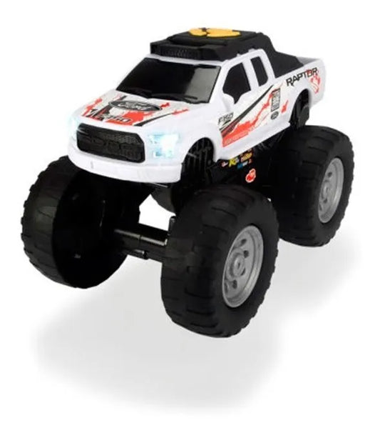 Dickie Toys Camioneta Ford Raptor Wheelie Raiders Blanco