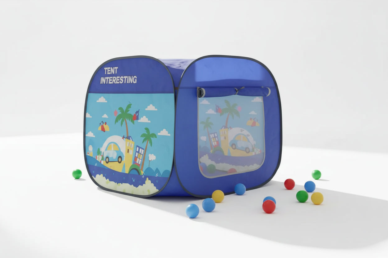 Carpa De Juegos Infantil Pelotero + 6 Pelotas 3104769 Shine Azul