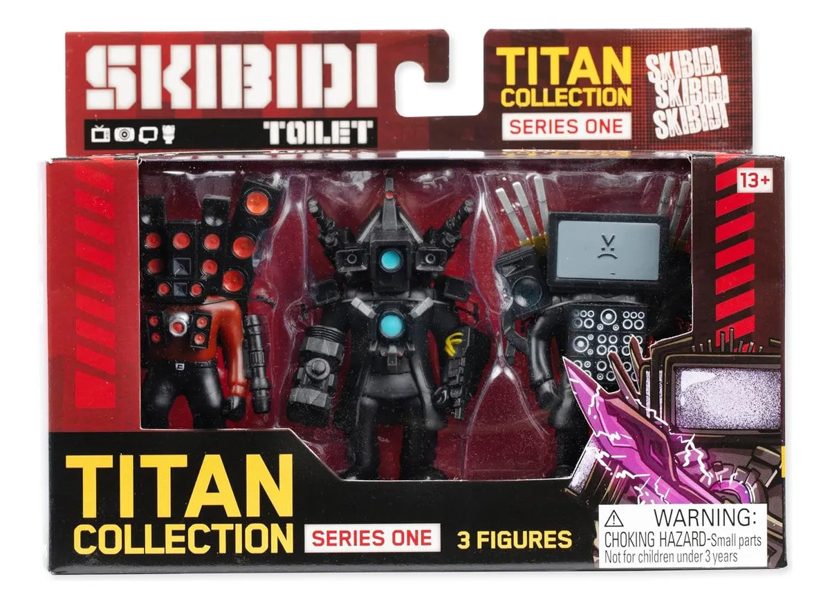 Skibidi Toilet Original Titan Pack X3 13003