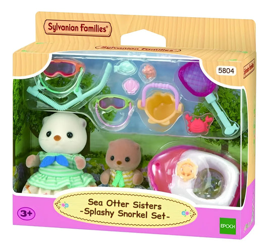 Sylvanian Families Set Hermanas Nutria Marina 5804
