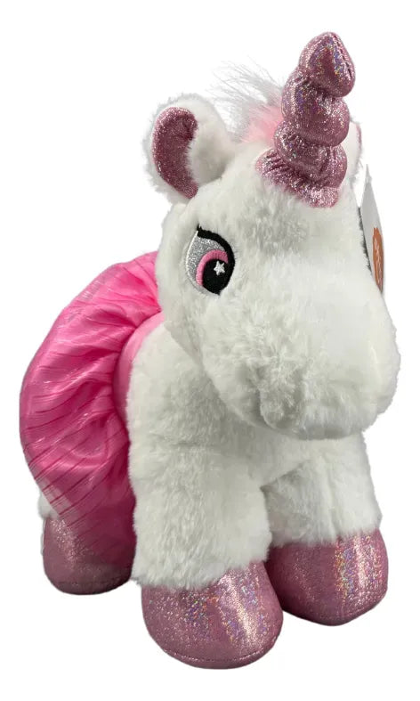 Peluche Unicornio Con Vestido 28cm A8072t2 Getco
