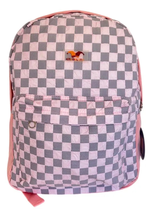 Mochila Espalda Escolar 18p Cuadrille 3d Sl1905r Kinderland Rosa