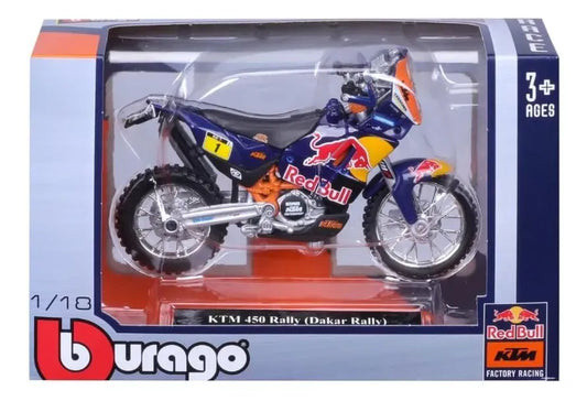 Bburago 1:18 Red Bull Ktm Motorcycle 18-51073