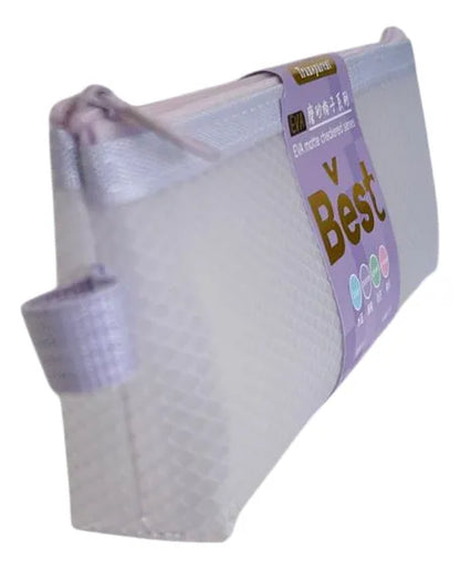 Cartuchera Escolar Best Eva Soft 1 Cierre Sl6901l Shine Violeta