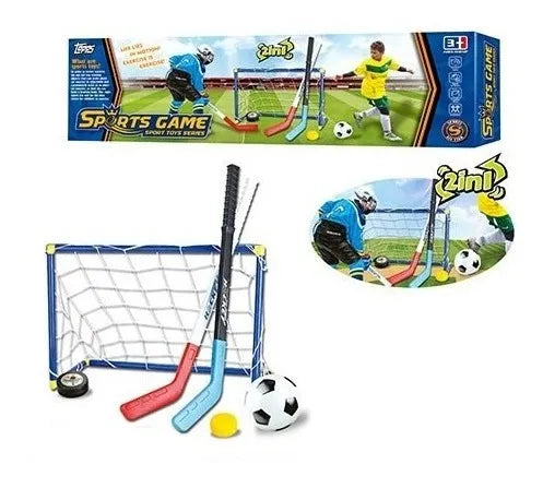 Juego De Arco De Fútbol Y Hockey 2 En 1 2014008 Shine Vs