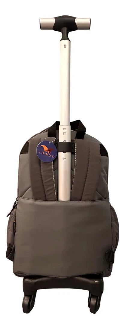 Mochila Carrito Escolar 18 Pulgadas Sl2501g Kinderland Gris