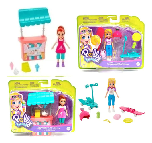 Muñeca Polly Pocket Actividades De Verano Gwd82 Mattel