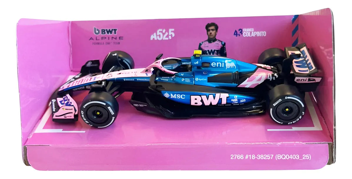 Bburago 1:43 Race BWT Alpine F1 Team, COLAPINTO 18-38257
