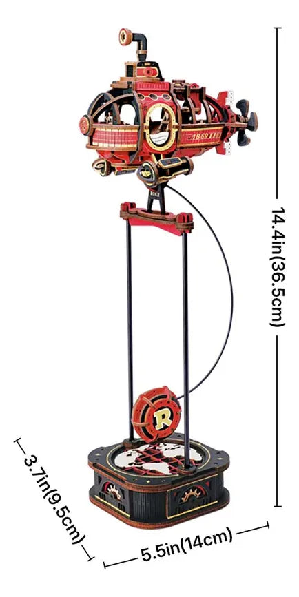 Robotime Rokr Puzzle 3d Deep-sea Adventurer Péndulo 3d Mcd04