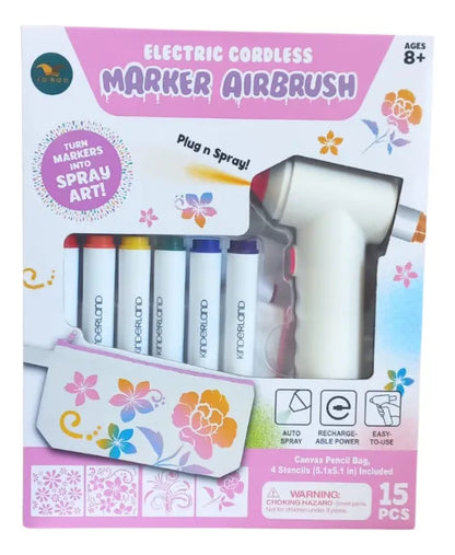 Maker Airbrush Aerógrafo Eléctrico Inalámbrico Sl4005 Vs