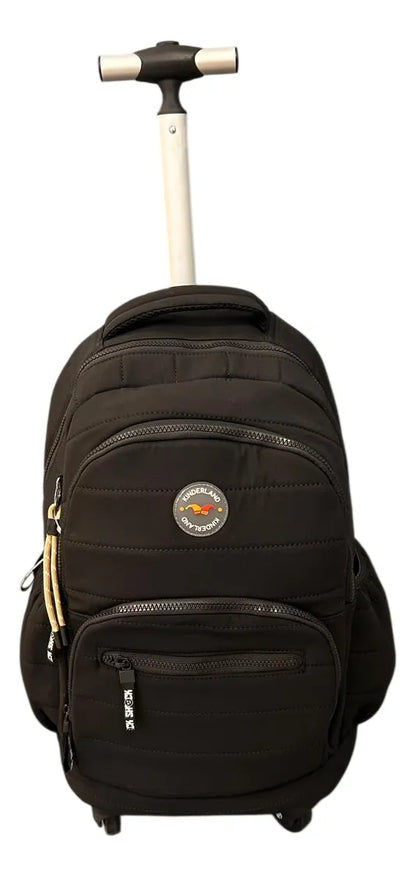 Mochila Carrito Escolar 18 Pulgadas Sl2501n Kinderland Negro