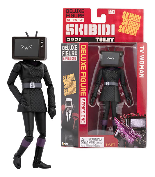 Skibidi Toilet Figura Deluxe 1380 Tv Woman 1382