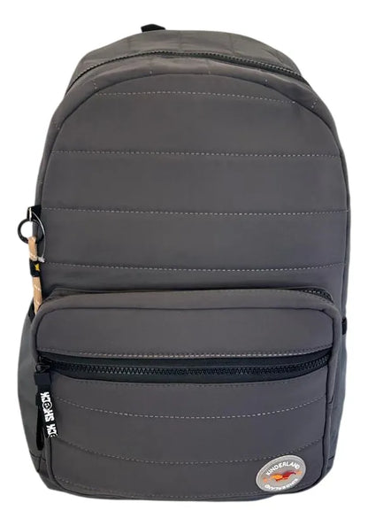 Mochila Espalda 18 Pulgadas Escolar Sl2502g Kinderland Gris