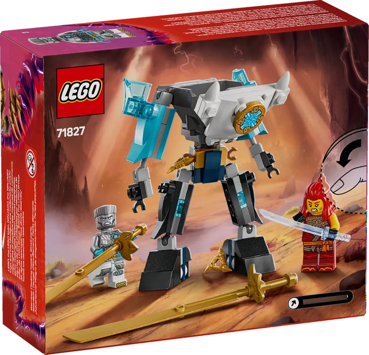 Lego Ninjago Armadura Robótica De Combate De Zane 71827