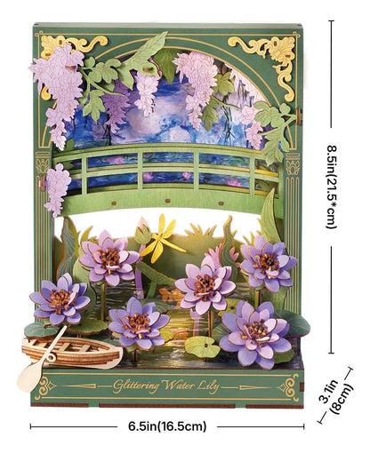 Robotime Puzzle Rolife Glittering Water Lily TH001