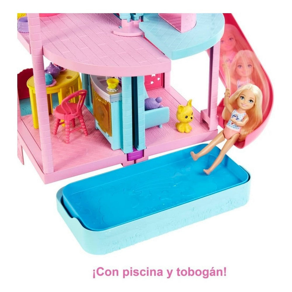 Barbie Casa De Juegos 2 Pisos Muñeca Chelsea Hck77 Mattel