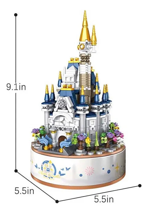 Panlos Bricks Cajita Musical Puzzle 3d Castillo 2081539 617