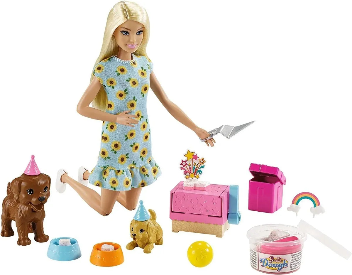 Muñeca Barbie Fiesta De Perritos Mattel Gxv75