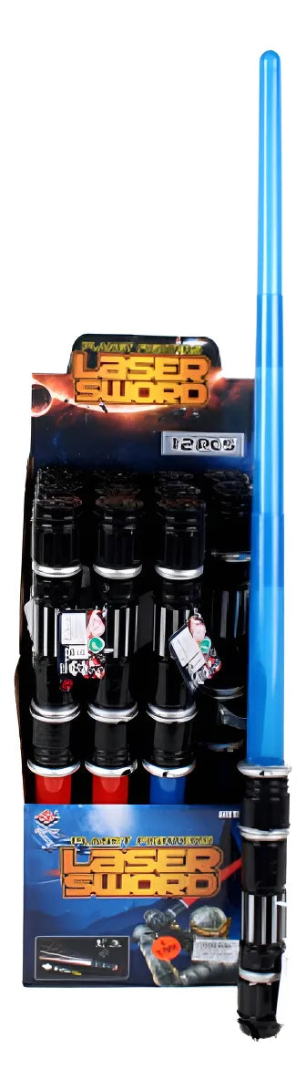 Laser Sword Espada Con Luz Y Sonido 1600538 Shine Azul