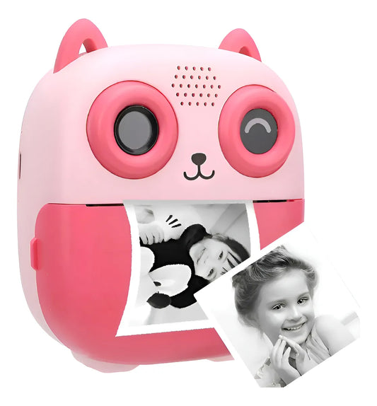 Cámara Instantánea Para Niños Buho Rosa S56847 Rosa