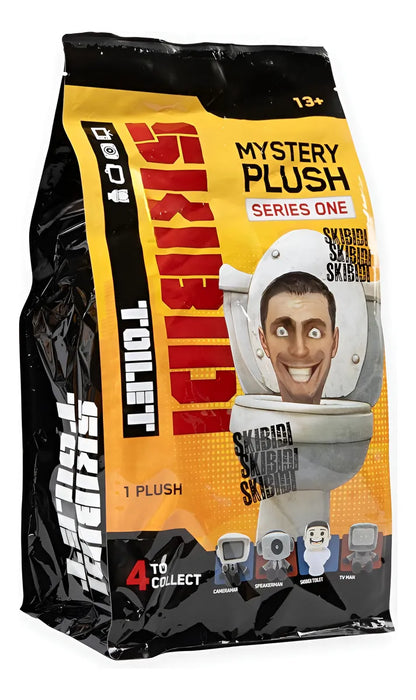 Skibidi Toilet Original Peluche Misterioso 28cm 1320 Amarillo