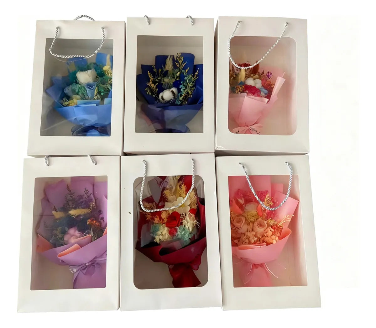 Ramo De Flor Artificial 37cm Kl806 Shine Azul