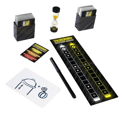 Juego De Mesa Pictionary Solo Para Adultos Hyf51 Mattel