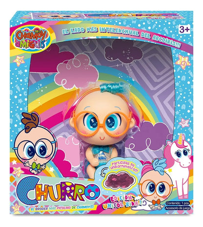 Muñeco Chamoy Amiguis Churro Unicolorika Distroller 990099