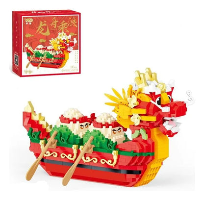 Bloques De Construcción 3d Barco Dragon Yuhao 2997541 Shine 1404