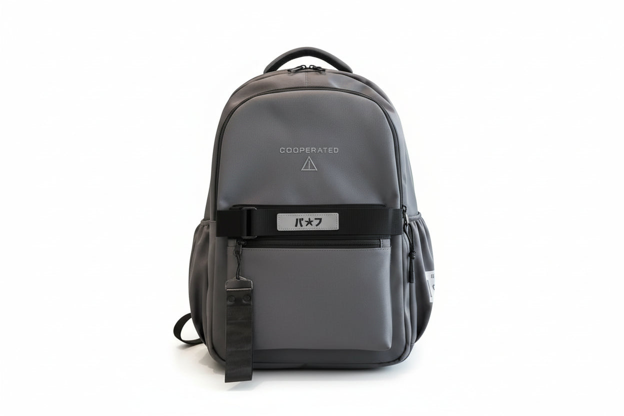 Mochila Escolar Gris Oscuro Kl1165 Shine