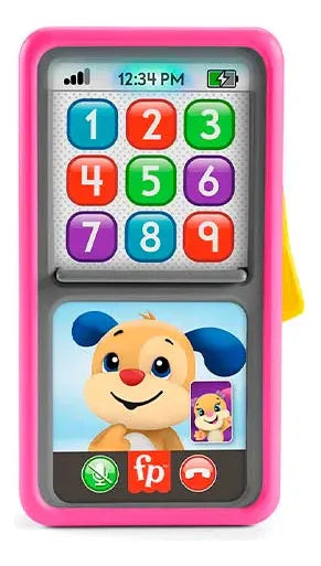 Fisher Price Smartphone Deluxe Rosa Hnm82 Mattel Rosa