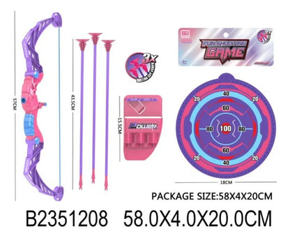 Juego De Arco Y Flechas Rosa 2351208 Shine Rosa