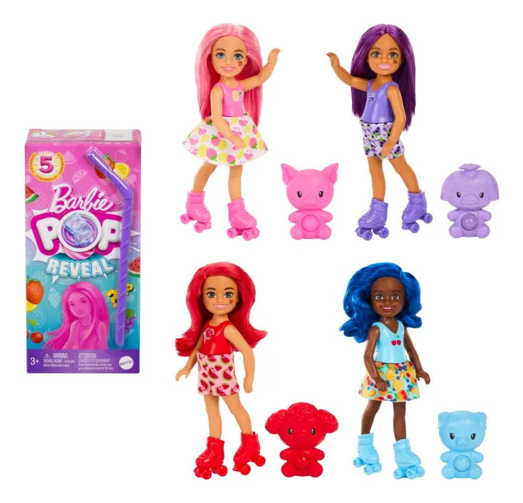 Muñeca Barbie Chelsea Pop Reveal Hrk58