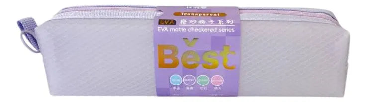 Cartuchera Escolar Best Eva Soft Tubo Sl6902l Shine Violeta