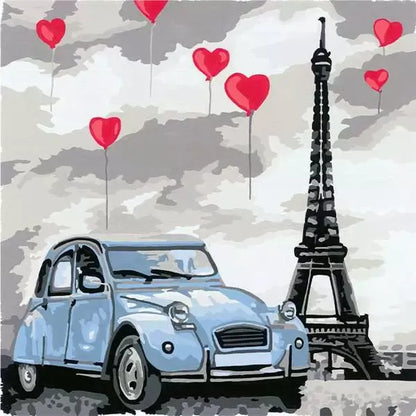Ravensburger CreArt Pinta Por Numeros Lovely Paris 28996