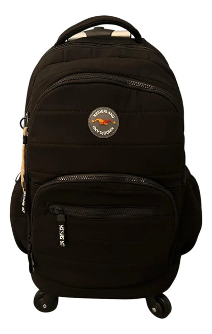 Mochila Carrito Escolar 18 Pulgadas Sl2501n Kinderland Negro