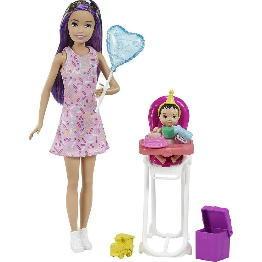 Barbie Muñeca Skipper Niñera Fiesta Cumpleaños Grp40 Mattel