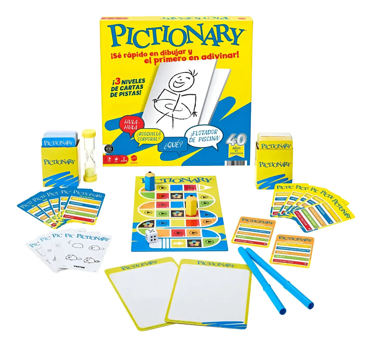 Juego De Mesa Pictionary 40 Aniversario Mattel Jdx97