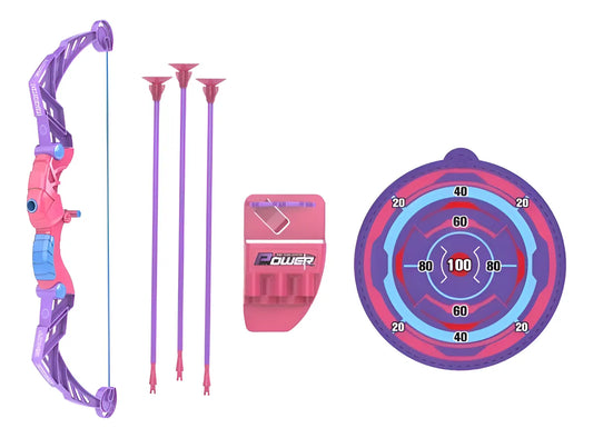 Juego De Arco Y Flechas Rosa 2351208 Shine Rosa