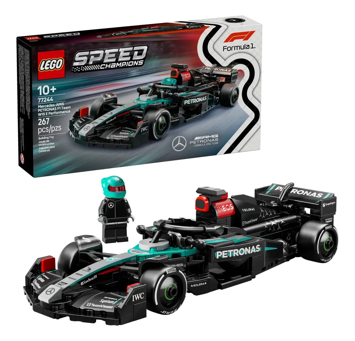 Lego Speed Champions Coche Carreras Mercedes-amg F1® 77244