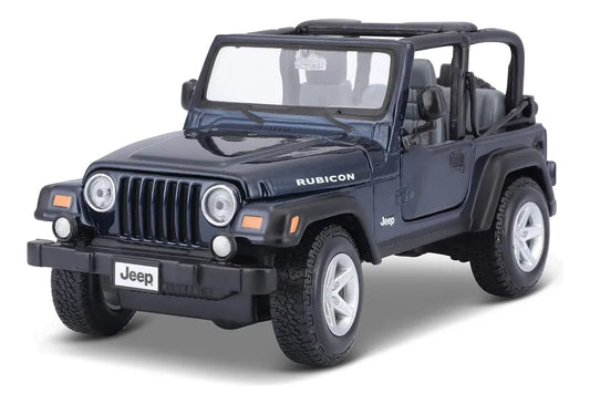Maisto 1:27 Jeep Wrangler Rubicon Azul Metalizado 31245