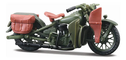 Maisto 1:18 Moto Harley Davidson Duo Década 1940 37301 Verde
