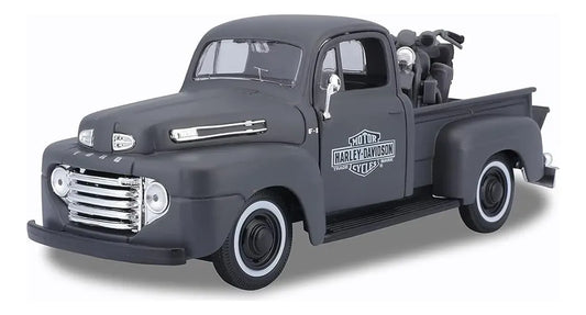 Maisto 1:24 H-d Custom - Pickup W/ 1:24 Motorcycle 32161