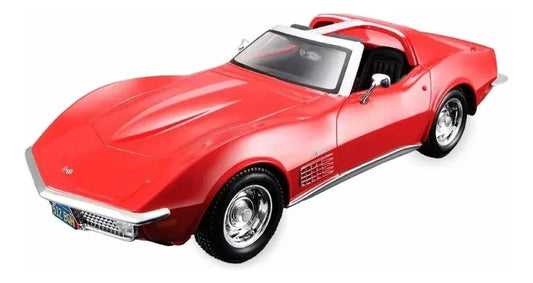 Maisto 1:24 Corvette 1970 Rojo 31202