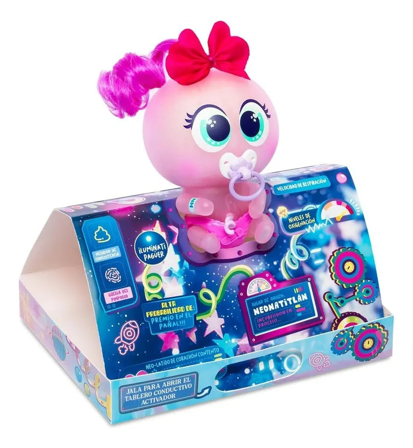 Muñeco Bebé Ksimerito Ilumerito Rosa Distroller 998996